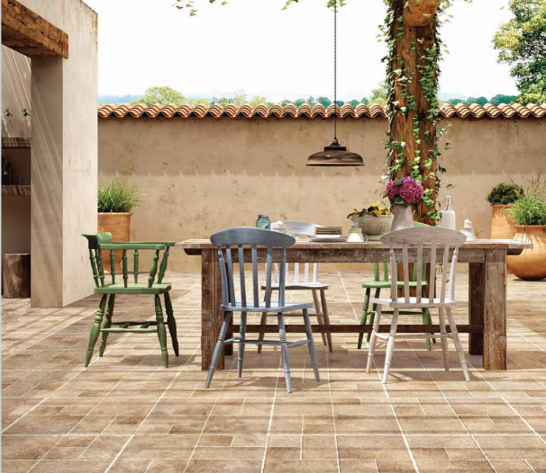 Couryard tiles Size:600x600mm